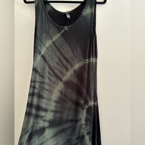 Tie Dye High-Low Midi Summer Dress